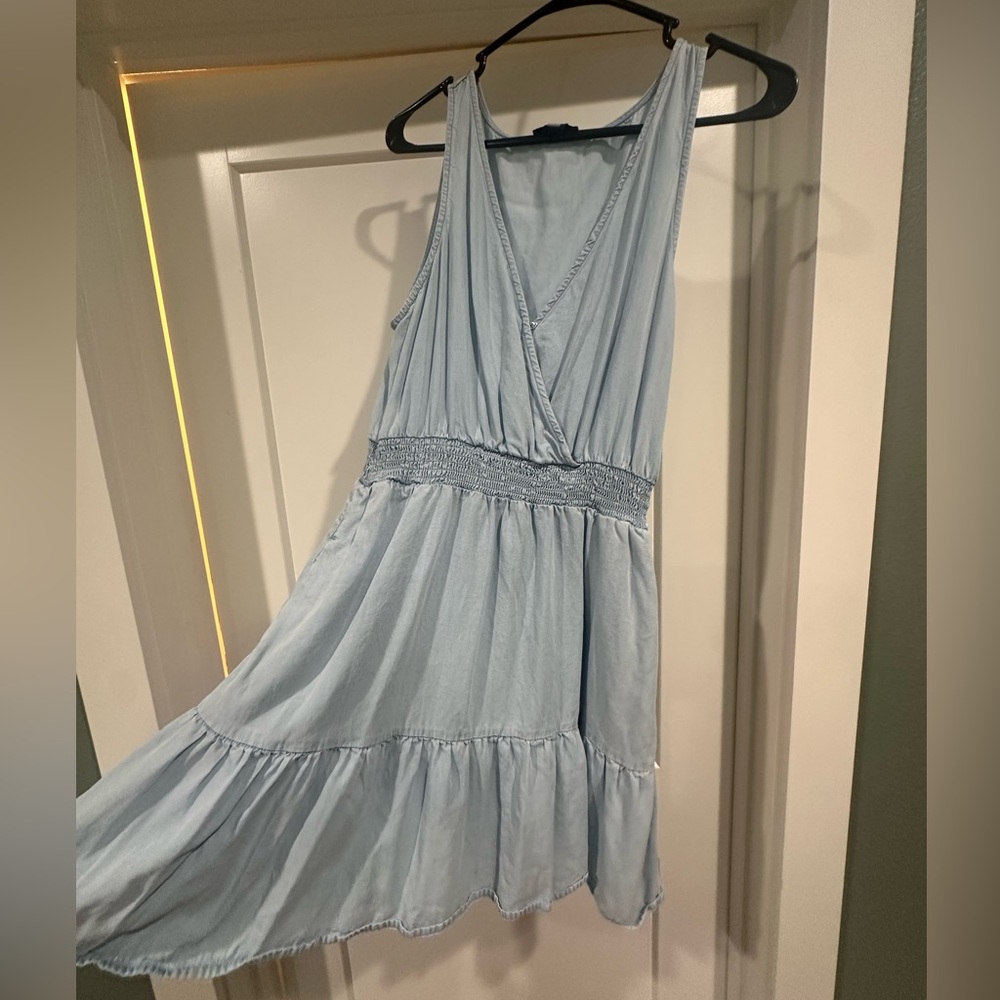 Light Blue Sleeveless Dress